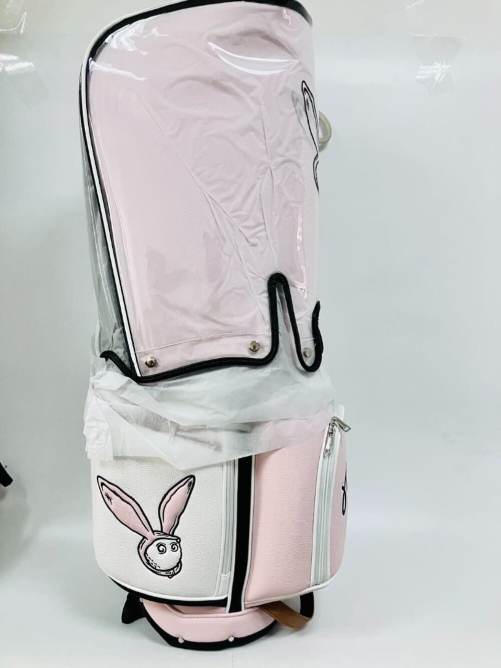Malbon Golf Caddy Bag Stand Type Pink Rabbit
